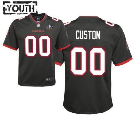 Lasten Tampa Bay Buccaneers NFL Pelipaita Custom Nike Ruskea 2021 Super Bowl LV